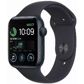 Умные часы Apple Watch Series SE Gen 2 44 мм Aluminium Case, midnight Sport Band M/L